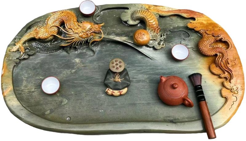 Chinese Hand-carved Tea tray